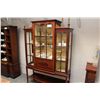 Image 1 : FINE QUALITY EDWARDIAN DISPLAY CABINET