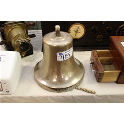 SOLID BRASS SHIPS BELL