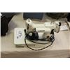Image 1 : RARE COLOUR WHITE FEATHERWEIGHT SINGER SEWING MACHINE