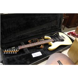 FENDER STRATOCASTER GUITAR, JAPANESE WITH CASE S/N E512864