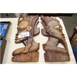 PAIR OF AFRICAN MASKS