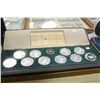 Image 1 : 1988 $20 SILVER 10 PIECE CALGARY WINTER OLYMPICS SILVER PROOF COIN SET