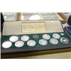 Image 1 : 1988 $20 SILVER 10 PIECE CALGARY WINTER OLYMPICS SILVER PROOF COIN SET