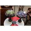 Image 2 : PAIR OF STAINED GLASS LAMPS