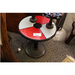 ART DECO PORCELAIN PUB TABLE