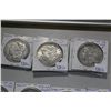 Image 2 : LOT OF 2- 1890 US MORGAN SILVER DOLLARS + 3- 1896 US MORGAN SILVER DOLLARS + 1900 US MORGAN SILVER