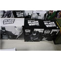 LOT OF 3 LIMITED EDITION BATMAN BLACK AND WHITE STATUES