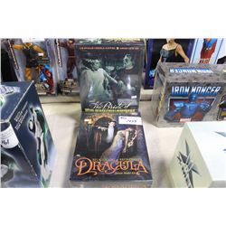 LOT OF 2 1:8 SCALE MODEL KITS, THE BRIDE OF FRANKENSTEIN, ASSEMBLY KIT, AND DRACULA