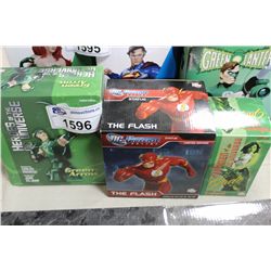 LOT OF 3 DC DIRECT LIMITED EDITION STATUES INC. GREEN ARROW, JADE AND THE FLASH