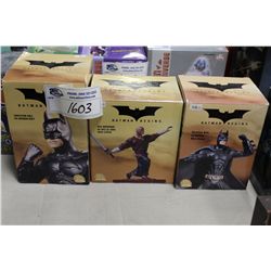 LOT OF 3 BATMAN BEGINS DC DIRECT LIMITED EDITION STATUES