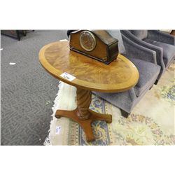 DESIGNER OVAL TOP, OCCASIONAL TABLE 36" X 24" X 31"