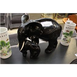 PAIR OF ELEPHANT STATUES