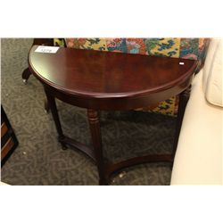 HALF CIRCLE HALL WAY TABLE