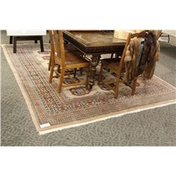 100" X 121" QUALITY HAND WOVEN CARPET