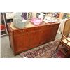 Image 1 : MAHOGANY SIDE TABLE 72" X 19" X 34"