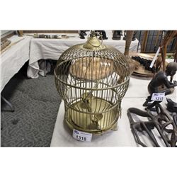 BRASS BIRD CAGE