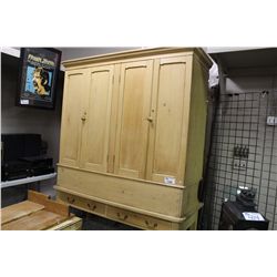 VERY LARGE PINE CABINET