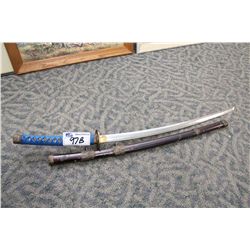 SAMURAI SWORD BLUE HANDLE