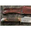 Image 2 : ORIGINAL BUFFALO SKINNER, BONE HANDLE KNIFE WITH CASE