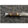 Image 2 : SOLINGEN STEEL, BONE HANDLE BUFFALO SKINNER HUNTING KNIFE