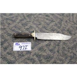 BONE HANDLE, GEORGE WASHINGTON & SONS HUNTING KNIFE