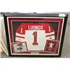 Image 1 : ROBERTO LUONGO SIGNED CUSTOM FRAMED JERSEY, OFFICAL LICENSED 2010 VANCOUVER OLYMPIC MEMORABILIA