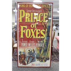 RARE ORSON WELLS, 3-SHEET MOVIE POSTER, PRINCE OF FOXES