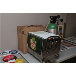 WORKING BOOTH DISPENSORS CANADA DRY SODA DISPENSING MACHINE, W/ HOSES AND CO2