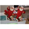 Image 2 : PAIR OF DANCING SANTA PEPSI' SIGNS