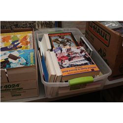 BOX LOT OF ASSORTED HOCKEY BOOKS