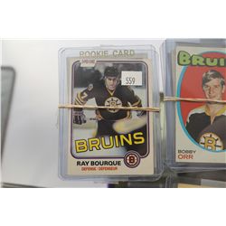 RAY BOURQUE AND DAVE WILLIAMS OPC ROOKIE CARDS