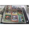 Image 2 : 3 BINDERS OF VINTAGE NFL , MLB AND NHL TRADING CARDS