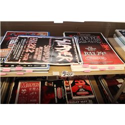 CONCERT POSTER LOT: APPROX. 500, INC: SIZE 18 X24  (APPROX. 40-70 EA) SLAYER, BAD RELIGION/VANS