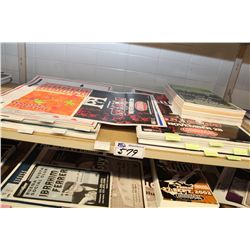 CONCERT POSTER LOT! APPROX. 1000, FEATURINGS SIZE: 18 X24  APPROX. 40-80 TRAGICALLY HIP,