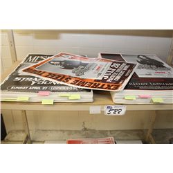 CONCERT POSTER LOT! APPROX. 200,  SIZE 18 X24  ABOUT 50-80 PANTERA, MESHUGGAH, SLAYER, RANCID,