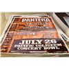 Image 3 : CONCERT POSTER LOT! APPROX. 200,  SIZE 18"X24" ABOUT 50-80 PANTERA, MESHUGGAH, SLAYER, RANCID,