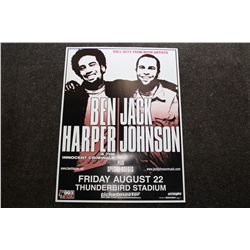 BEN HARPER AND JACK JOHNSON CONCERT POSTER LOT QUANTITY 39 SIZE 18"X24"