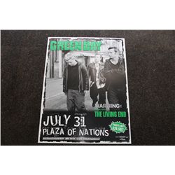 GREENDAY CONCERT POSTER LOT! 57 POSTERS TOTAL SIZE 18"X24". 22 GREENDAY WITH THE LIVING END, 35