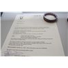 Image 4 : 925 STERLING SILVER PROMOTIONAL QUALITY PURPLE RUBY - SAPPHIRE BANGLE STYLE BRACELET