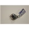 Image 2 : STERLING SILVER COLOURLESS CUBIC ZIRCONIA AND BLACK TAHITIAN CULTURED PEARL PENDANT.  SET WITH A