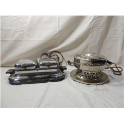 LOT 2 VINTAGE ELECTRIC WAFFLE IRONS