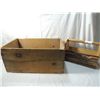 Image 1 : LOT 2 WOODEN BOXES LARGE & TOOL BOX.
