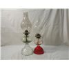 Image 3 : 2 VINTAGE HURRICANE OIL LAMP