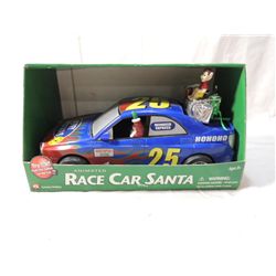 ANIMATED RACE CAR SANTA