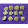 Image 1 : LOT 12 VINTAGE MILITARY BUTTONS