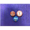 Image 3 : LOT 3 VINTAGE 1950s PINS BUTTONS