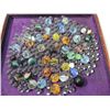 Image 1 : LOT 100+ VINTAGE MARBLES & SHOOTERS ASSORTED