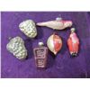 Image 1 : LOT 6 ANTIQUE GLASS CHRISTMAS ORNAMENTS