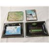 Image 1 : LOT 4 SMALL PROMOTIONAL SOUVENIR TRAYS