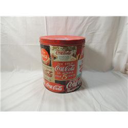 COCA COLA LARGE TIN CANNISTER